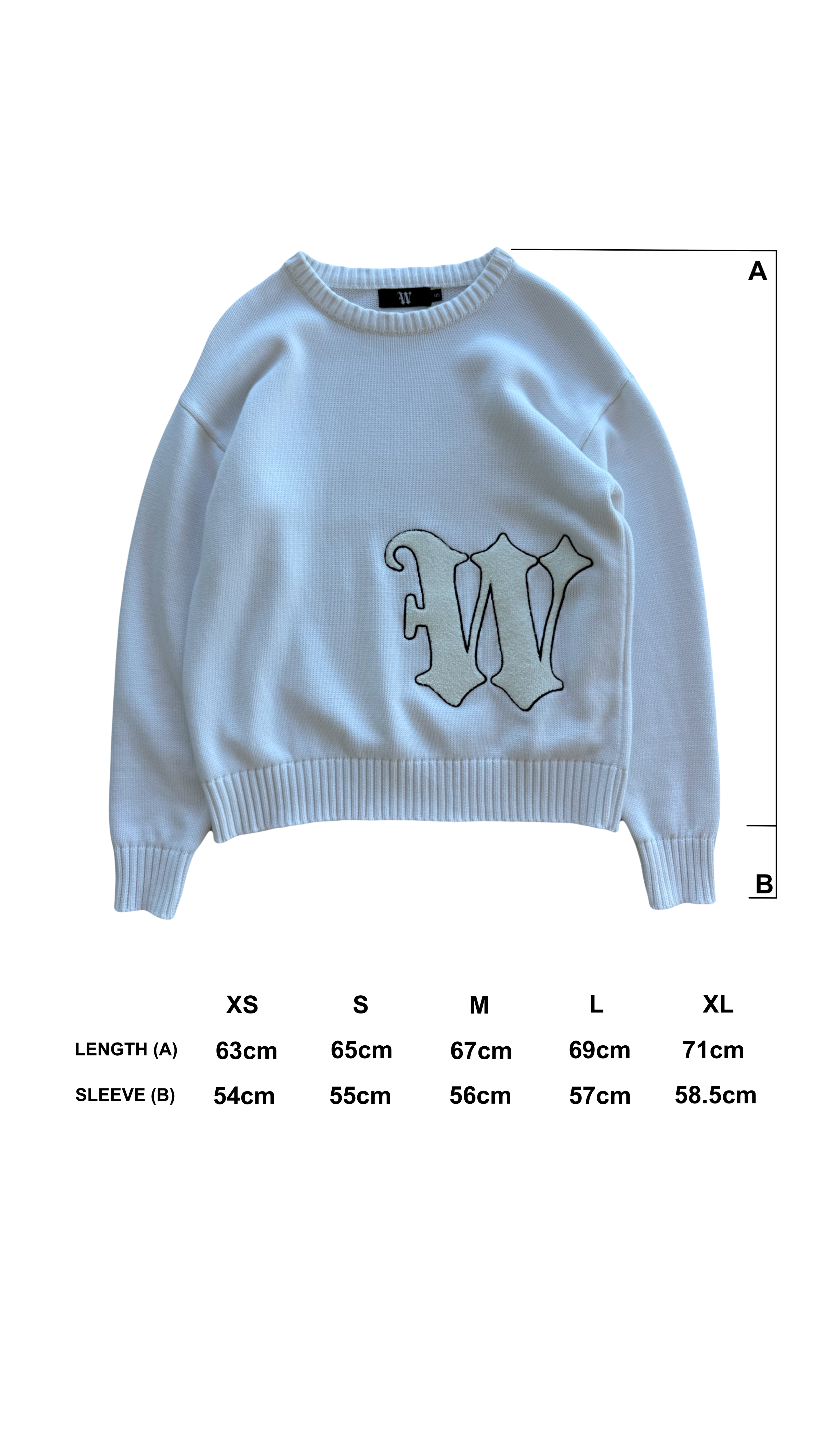 SWEATER - WHITE
