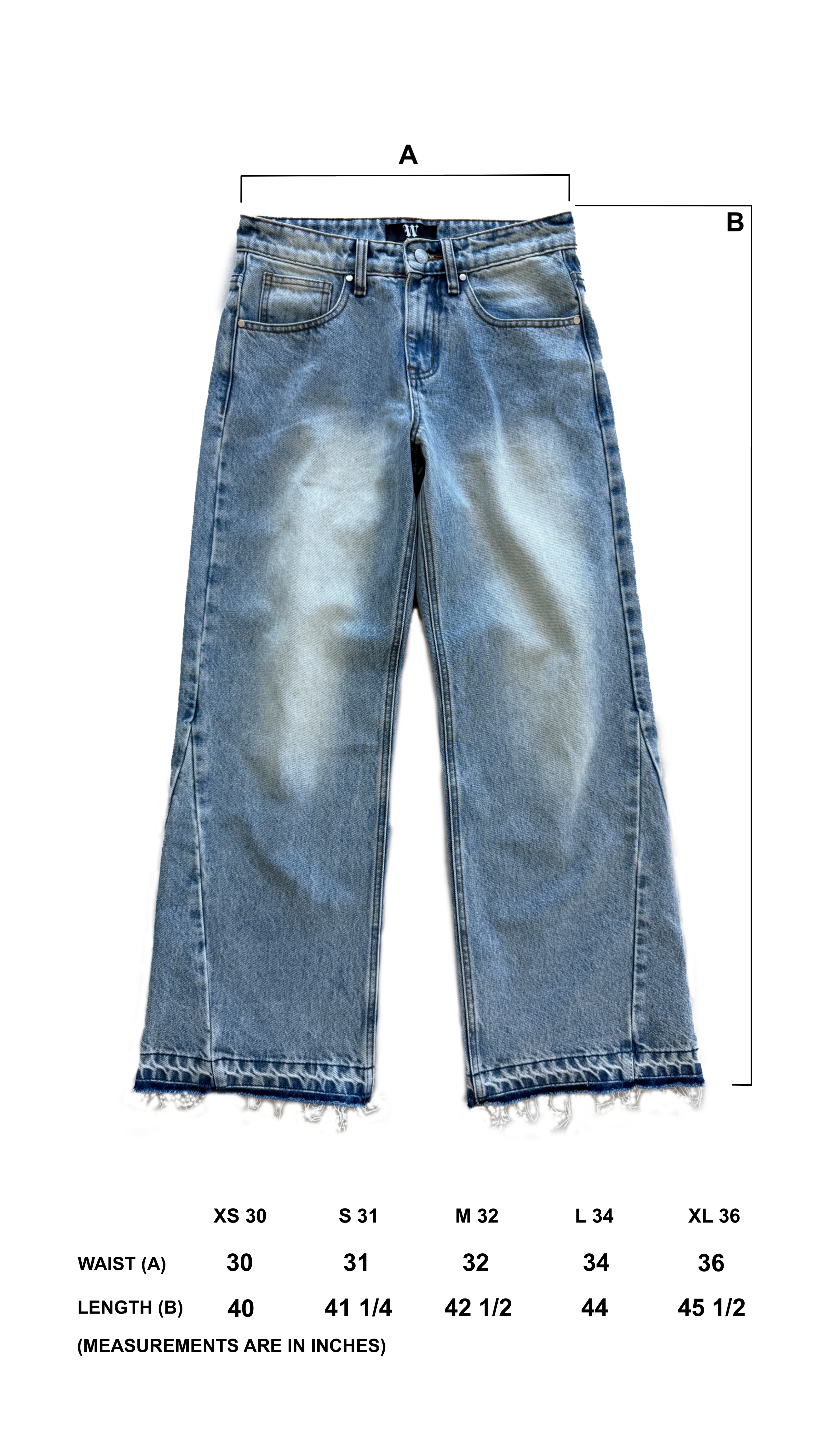 FLARED JEANS - SKY BLUE