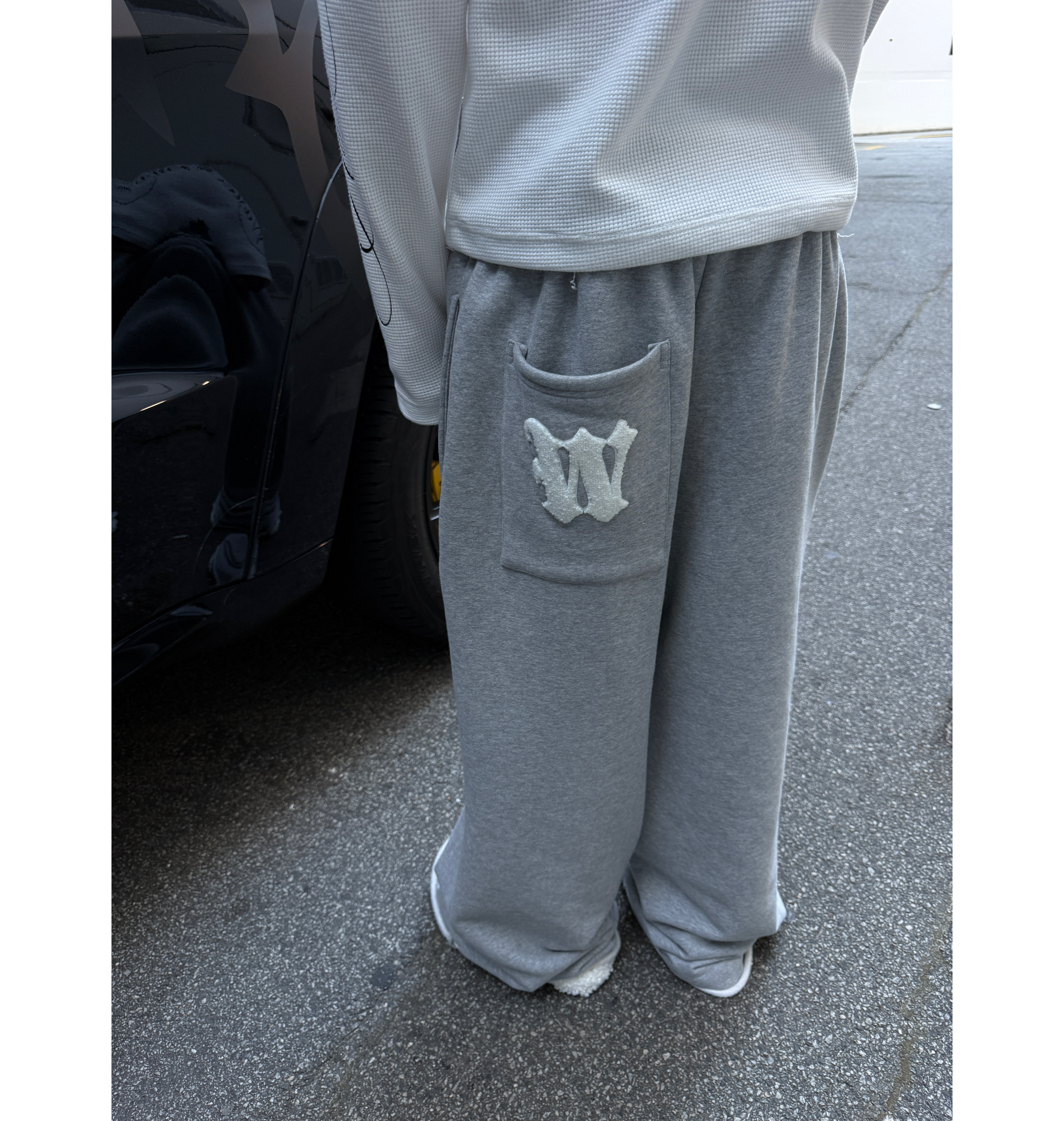 COZY SWEATPANTS - GREY