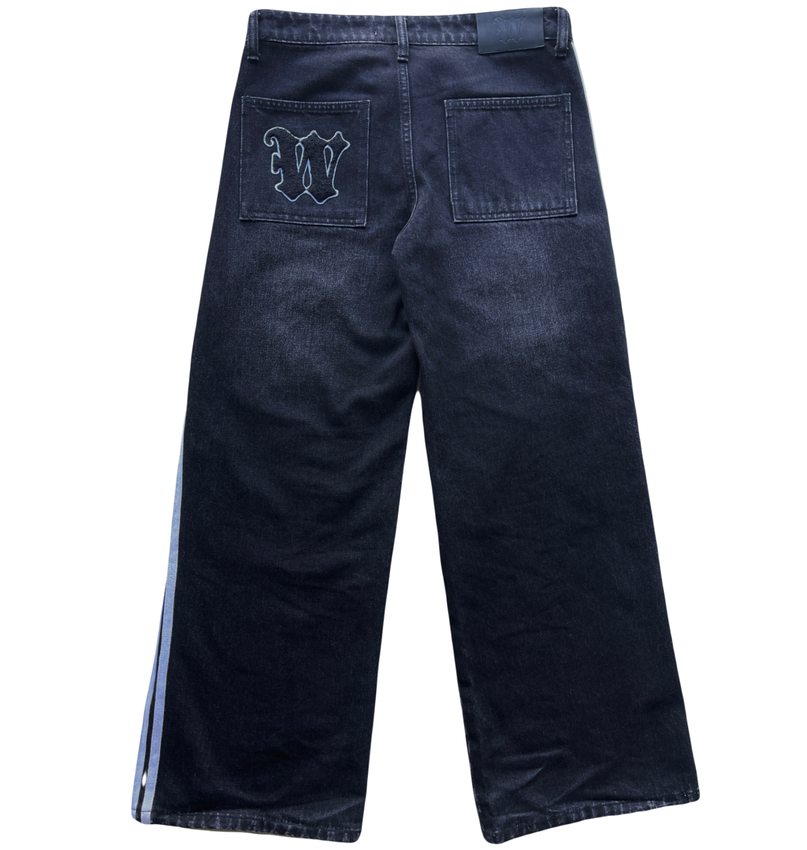 BAGGY JEANS - STRIPED